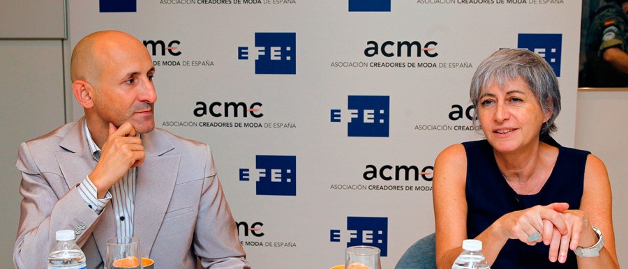 Modesto Lomba y Pepa Bueno en los desayunos de EFE