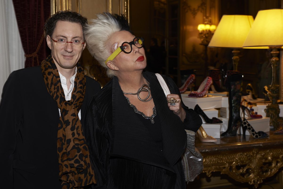 La artista Orland junto a su marido, el escritor e historiador del arte Stéphane Napoli