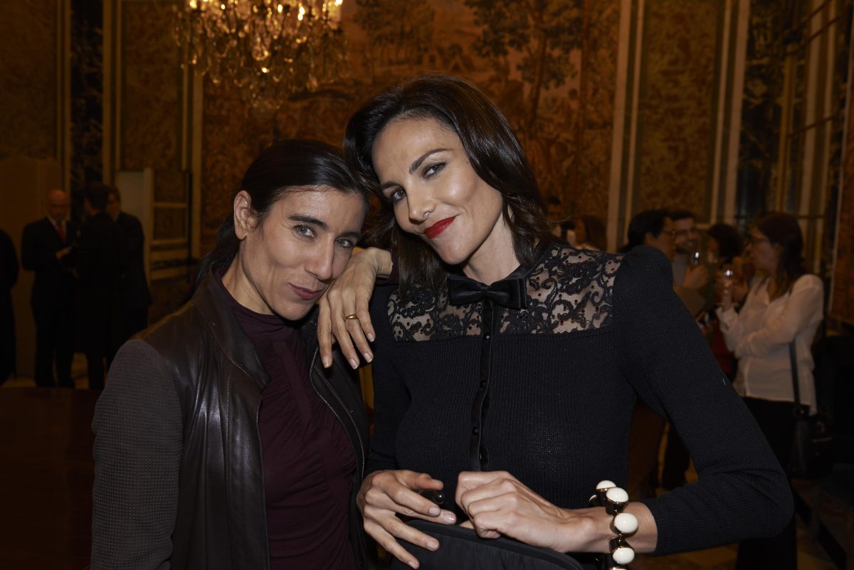 La coreógrafa Blanca Li con la modelo Adriana Abascal