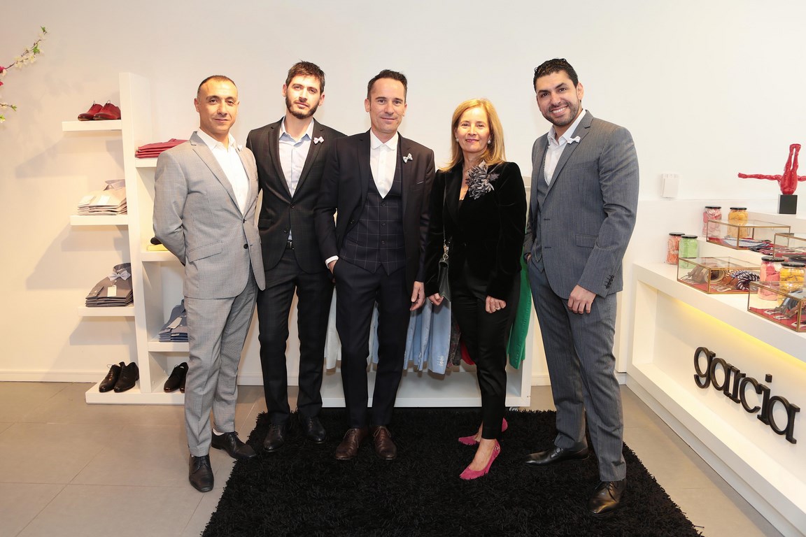 David Garcia, Emiliano Marengo, Manuel Garcia, Begoña Bilbao y Mauricio Grez