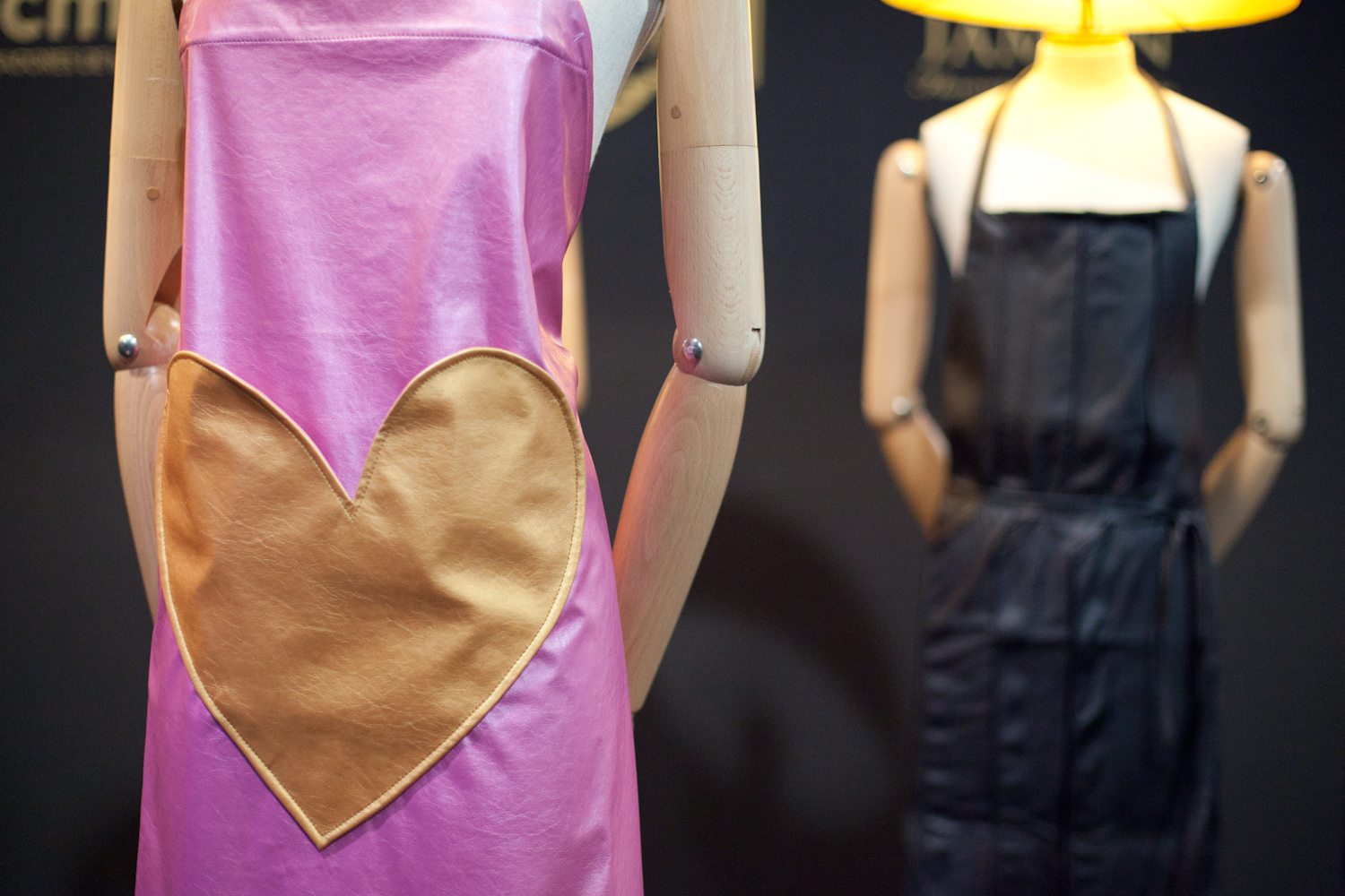 Detail of the aprons by Agatha Ruiz de la Prada y Amaya Arzuaga
