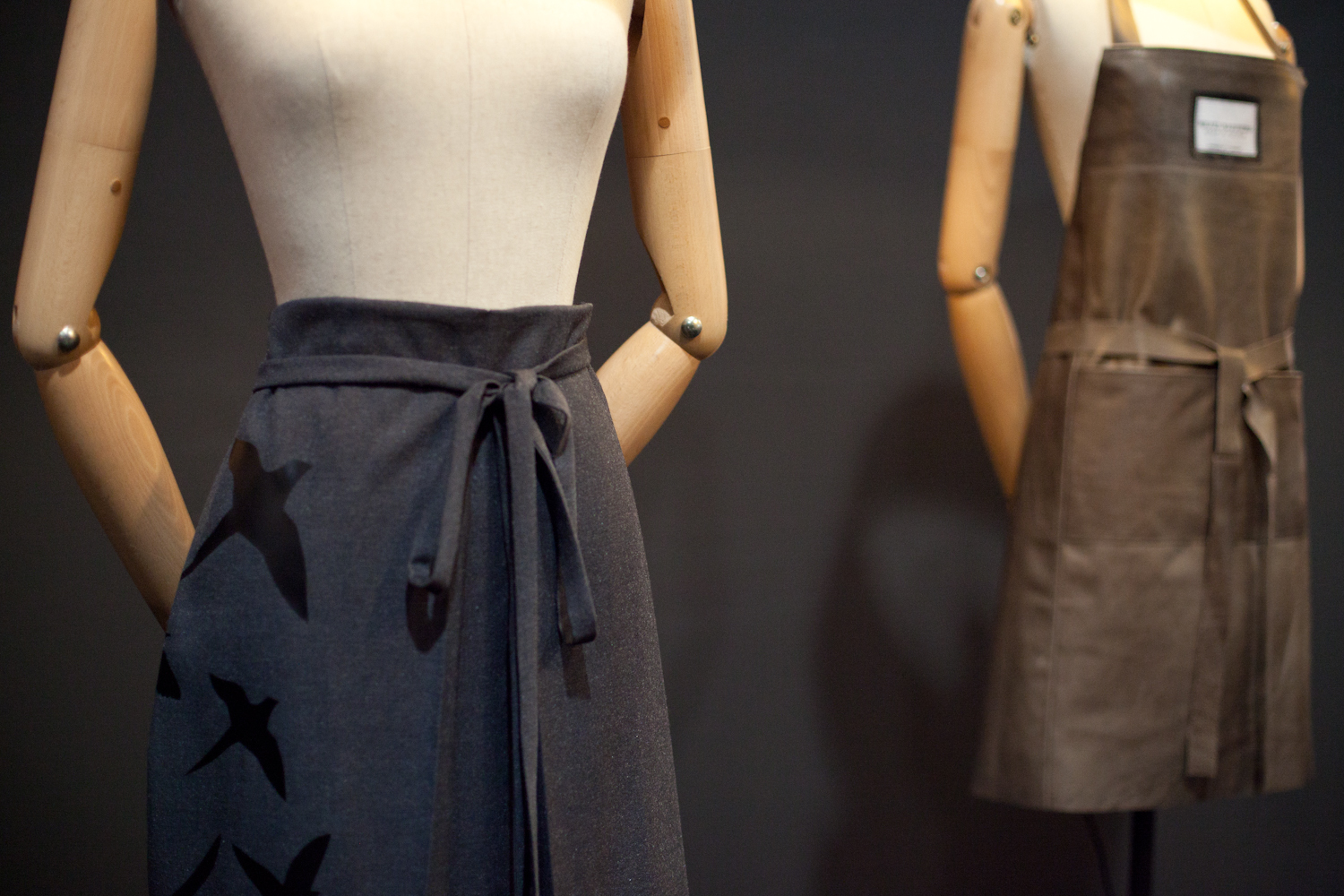 Detail of the aprons by Juana Martín and Miguel Marinero