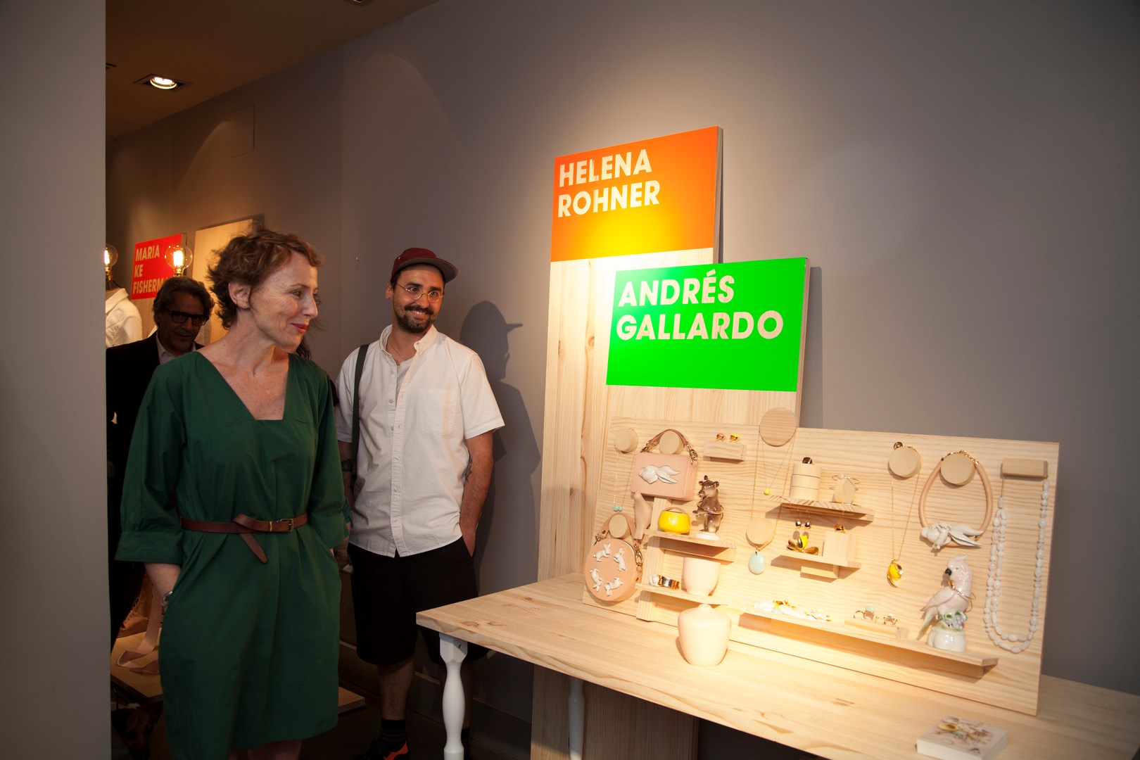 Helena Rohner y Andrés Gallardo